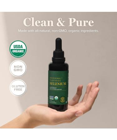 Global Healing Selenium 200mcg Supplements - Organic Antioxidants for Thyroid & Immune Support | Non-GMO, Gluten-Free, 60 Capsules - Buy Online on GoSupps.com