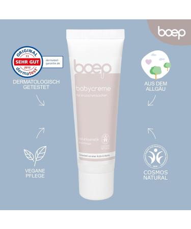 Boep Baby Cream | Vegan Natural Face Cream for Babies & Children | Midwife Recommended | Organic Calendula Shea Butter & Almond Oil | Doctor & Mom Developed (50 ml) - Buy Online on GoSupps.com