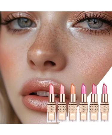 Travel-Size Lipstick Set Non-Sticky Lipstick Waterproof Long-Lasting Gloss for Women and Teens Wedding/Bride - Buy Online on GoSupps.com