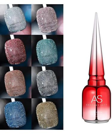 Nail Art UV Lamp Manicure Art Semi Permanent Flash Diamond Gel Colorful Phototherapy Gel Gel Nail Polish - (Color: 5) - Buy Online on GoSupps.com