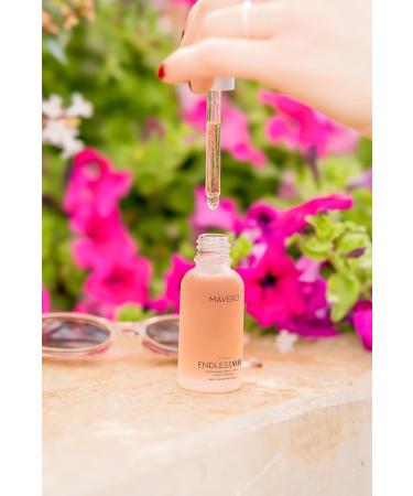 MAVERO Cosmetics Mavero Endless Vibe Facial Serum with argan oil jojoba oil pomegranate seed oil grapeseed oil sesame oil facial oil for dry skin antiaging facial serum Botox serum facial care - Buy Online on GoSupps.com