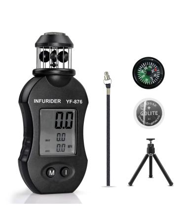 Handheld windmemist wind measuring device Infurider YF-876 Digital Anemometer Wind Speed Meter For Wind Shawing Movement wind alignment knife with compass for outdoor activities with HVAC drone 1.YF-876 (Upgraded) - Buy Online on GoSupps.com