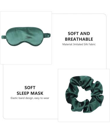EXCEART Silk Sleep Mask Set - Comfortable Eye Patch & Hair Tie for Travel | Satin Eye Cover & Blindfold for Sleeping - Buy Online on GoSupps.com