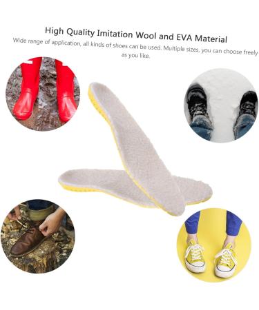 FOMIYES Winter Warm Insoles - 2 Pairs Anti-Cold Thickened Shoe Cushions for Ultimate Comfort - Buy Online on GoSupps.com