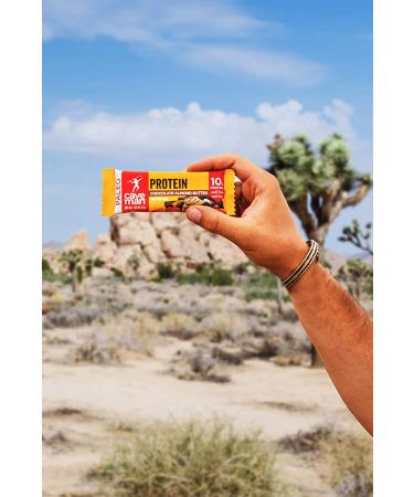 Caveman Foods Protein Bar - Chocolate Almond Butter (12 Bars, 1.52 oz Each) | Healthy Snack - Buy Online on GoSupps.com