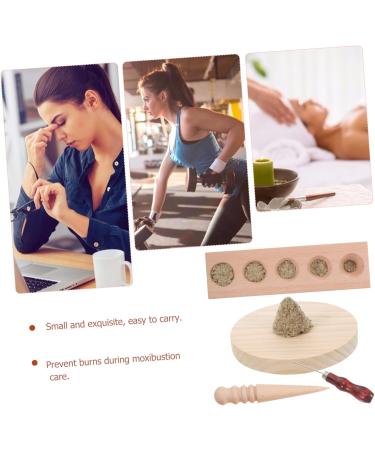 Minkissy Aita Form Heat Moxa Set - Healthy Wooden Moxakegel Tools for Wormwood & Large Mold - Discover Quality International Shipping Available - Buy Online on GoSupps.com