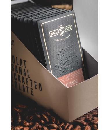 Handcrafted Organic Dark Chocolate Bar - Tanzanie 79% Cocoa - 40g - Chaleur B Chocolat - Buy Online on GoSupps.com