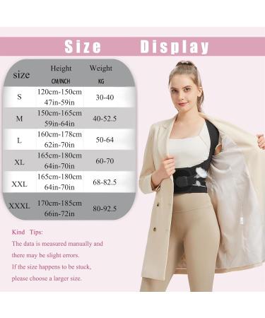 Douxia Adjustable Back Keeping Belts - Posture Correction for Men & Women | Breathable Back Bandage for Spine & Shoulder Support (Size XL) - Buy Online on GoSupps.com