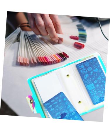 Nail Stencil Card Holder The Pet Steel Plate Hot Stamping Bag 14.5x10.5cm As Shown 1 - Buy Online on GoSupps.com