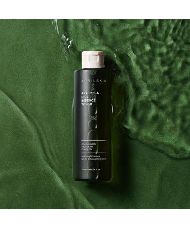 APRILSKIN Artemisia Rice Toner 6.76 oz | Dry, Sensitive, Acne-Prone Skin | Vegan, Cruelty Free, Low pH | Calming & Firming | No Sulfates or Artificial Fragrance - Buy Online on GoSupps.com