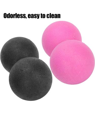 Buy Small Fitness Massage Ball for Office Workers & Athletes | Fascia Relief for Legs Waist & Buttocks - Black Pink Red Blue - Buy Online on GoSupps.com