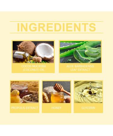 Propolis Lip Cerin Honey Bee Lip Butter Honey Bee Lip Butter Hydrating Overnight Lip Balm & Mask 12 Hours Long-lasting Moisture Gentle Exfoliation For Daily Use - Buy Online on GoSupps.com