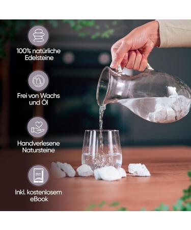 Puraja Magnesite Gemstones Set - Natural Premium Raw Healing Stones Water Stones & Chakra Stones - 350g Vartenage Crystals for Versatile Use - Buy Online on GoSupps.com