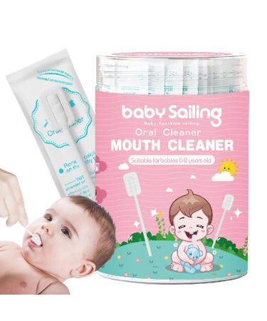 Kazuko tongue cleaner for babies tongue mull cleaner |30 pieces of tongue cleaner skim gauze |Portable and comfortable toothbrush tongue cleaner for dental and tongue care in babies and children tangible