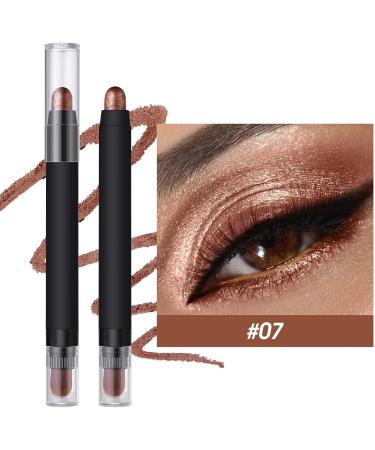 Double-ended highlight stick eye shadow sticks with brush shiny highlighting stick for eyes Long Lasting & Waterproof Shimmer Eyeshadow Stick Set for Eyes (07+08) - Buy Online on GoSupps.com