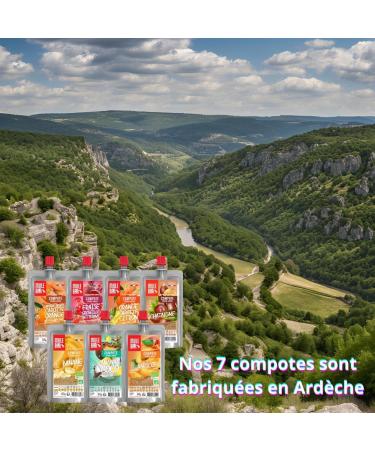 Mulebar - Compote Energ tique Sport - Sweet potato - Orange - Carrot - 65g - vegan - Gluten Free - Made in France - Buy Online on GoSupps.com