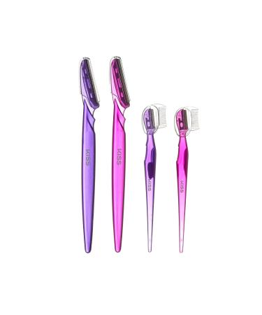 Kiss Shape & Trim Multi Brow Trimmer Hair Eyebrow Razor and Facial Razor Multipurpose Exfoliating Dermaplaning Tool