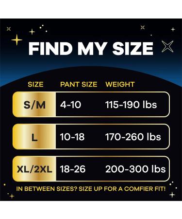 Always ZZZ Overnight Disposable Period Underwear for Women - Size XL-2XL 360 Coverage Worry-Free Sleep Protection 14 Count (2 Packs) - Shop Now for International Shipping - Buy Online on GoSupps.com