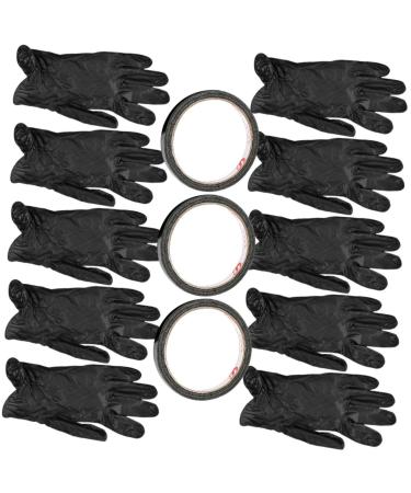 Healeved 4 Sets Uv Gloves for Gel Nail Led Dry Gloves Uv Protection Gloves Nail Art Protection Gloves Manicure Care Fingerless Gloves Nail Nail Supplies Disposable Pvc - Buy Online on GoSupps.com