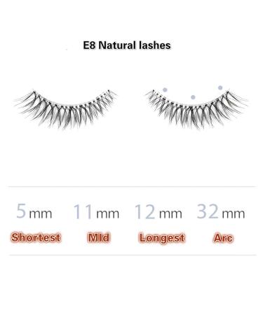 Natural Looking Short False Eyelashes - Lightweight 4 Pack for Glamorous Eyes | Shop Internationally - Buy Online on GoSupps.com