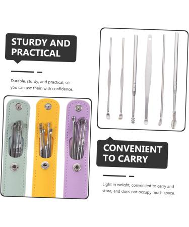 GLEAVI 15 Sets Earpick & Earwax Removal Kit - Pimple Extractor & Skin Care Tools for Effective Ear Cleaning - Buy Online on GoSupps.com