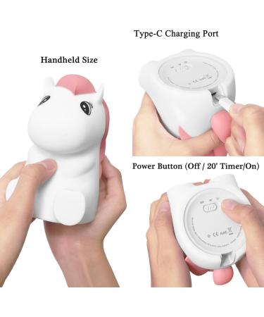 OkiyiD Pony Night Light | Horse Lamp for Nursery | Touch Control Dimmable Bedside Lamp | Rechargeable Horse Gifts for Girls | Birthday Gifts for Boys - Buy Online on GoSupps.com