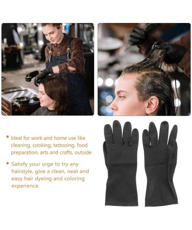 minkissy 6 Pairs Hair Salon Gloves Medium Black Hair Dye Gloves Mens Tool Belt Hairdressing Supplies Hair Coloring Rainbow Classroom Decor Reusable Dye Gloves Hair Man Particles Emulsion - Buy Online on GoSupps.com