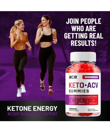 (2 Pack) Ace Keto ACV Gummies - Advanced Formula Ace Keto Plus ACV Gummies Apple Cider Vinegar Ace ACV Weight Management Dietary Supplement Reviews Men Women (120 Gummies) - Buy Online on GoSupps.com