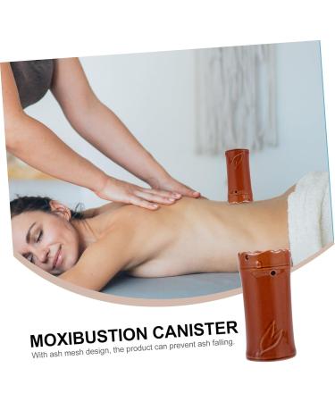 JECOMPRIS 3ST Ceramic Moxibustion Set - Portable Gua Sha Cups & Moxa Burner for Massage - Face & Body Healing - Buy Online on GoSupps.com