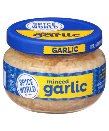 Spice World, Minced Garlic, 4.5 Oz