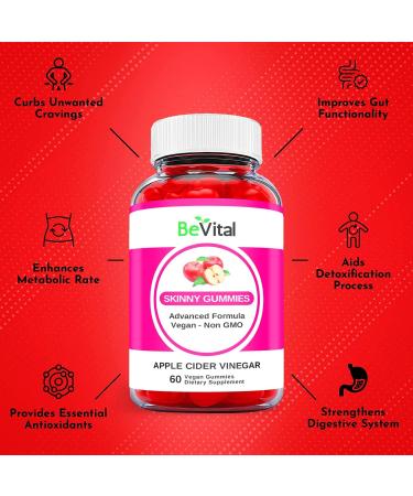 Be Vital Keto Gummies - 2 Pack ACV & B12 Weight Loss Formula - Vegan - 120 Gummies - Buy Online on GoSupps.com