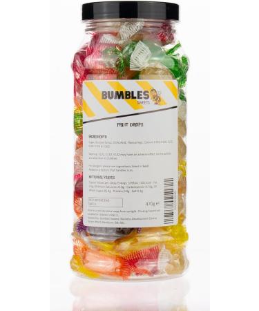 Fruit Drops Sweets Gift Jar - Buy Online on GoSupps.com