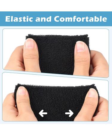 Buy 4 Pcs Sports Bracelets - Elastic Athletic Wrist Tapes for Men - Black & White - Breathable Fabric 5.9 Inch Wrist Size - Buy Online on GoSupps.com