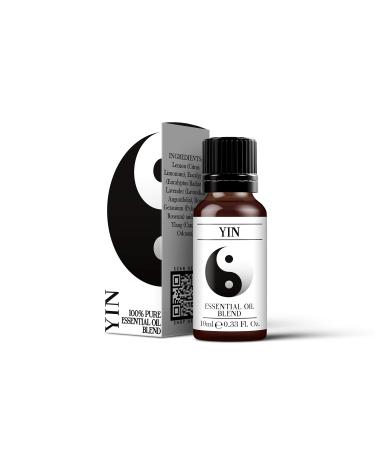 Mystix London | Yin Pure & Natural Essential Oil Blend 10ml - for Diffusers Aromatherapy & Massage Blends | Perfect as a Gift | Vegan GMO Free