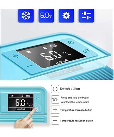 Portable Insulin Cooler Travel Case Medical Cooling Box for Outdoor Car Small Refrigerator 2-8 C Fast Medical Cooler Long Distance Driving Journeys and Camping 220V - Buy Online on GoSupps.com