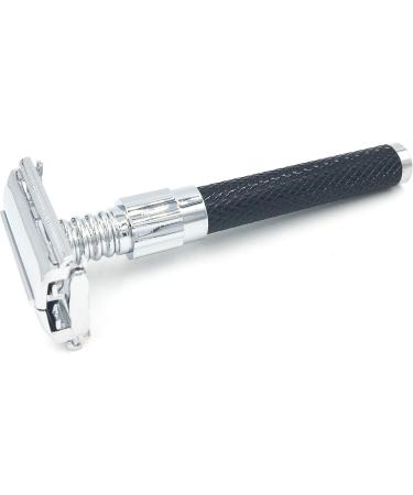Buy Parker 92R Graphite Gray Heavyweight Double Edge Safety Razor for Men - Includes 5 Premium Blades | International Shipping Available - Buy Online on GoSupps.com