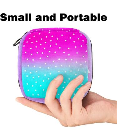 Buy Large Pink & Blue Storage Bags for Women's Bandages Menstrual Cups Panty Liners & Tampons - Glittering Multicolored Designs | International Shipping - Buy Online on GoSupps.com