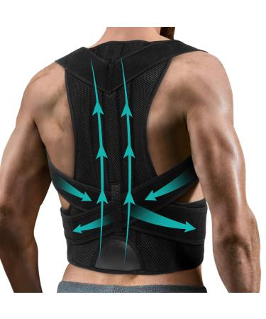 Back Brace Posture Corrector for Women and Men  Back Straightener Posture Corrector  Scoliosis and Hunchback Correction  Adjustable Posture Trainer  Back Pain Relief  Support Straightener for Spine  Back  Neck and Should...