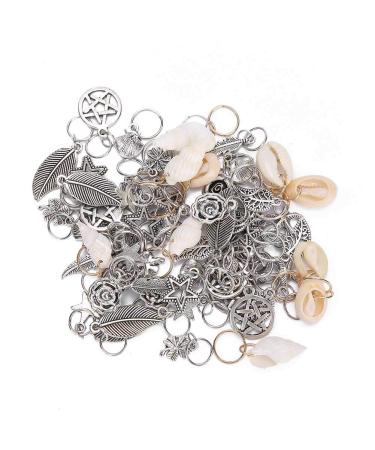 70pcs Hair Coil Dreadlocks Jewelry Accessories - Braid Rings for Teens & Adults - Perfect Hair Accessories for Parties - Buy Online on GoSupps.com