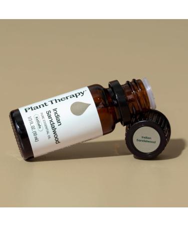 Plant Therapy Sandalwood Indian Essential Oil 10 mL (1/3 oz) 100% Pure Undiluted Therapeutic Grade 0.33 Fl Oz (Pack of 1) - Buy Online on GoSupps.com