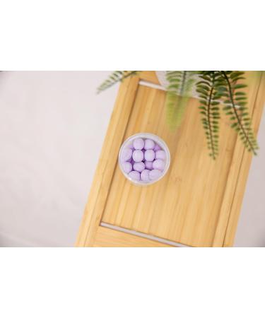 GranNaturals Lavender Mini Bath Bombs for Hand & Foot Soak - Manicure & Pedicure Epsom Salts Fizz Balls with Tea Tree, Lavender, Peppermint Essential Oils - Buy Online on GoSupps.com