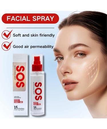 Hydrating Face Mist - Cooling Spray for Dry Skin - Face Mist Smooth & Refresh - Face Mist Spray Hydrating for Face - Face Spray Mist Hydrating with Hyaluronic Acid - Buy Online on GoSupps.com