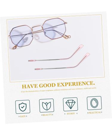 Universal Glasses Arm Replacement - Metal Pink Temple for Eyeglasses & Sunglasses - 1 Pair 13.5x0.6cm - Buy Online on GoSupps.com