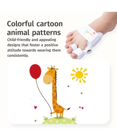 Bunion Corrector for Kids - Adjustable Orthopedic Toe Straightener & Splint for Hallux Valgus Relief (1 Pair - Buy Online on GoSupps.com