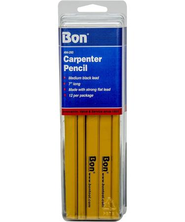 Buy Bon Tool 84-293 Yellow Pencil with Medium Black Lead (12/Pkg) - International Shipping Available - Buy Online on GoSupps.com