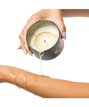 KAMA SUTRA Ignite Massage Candle - 6 oz Coconut Oil & Soy Blend - Vanilla Sandalwood Aromatherapy for Sensual Massage - Buy Online on GoSupps.com