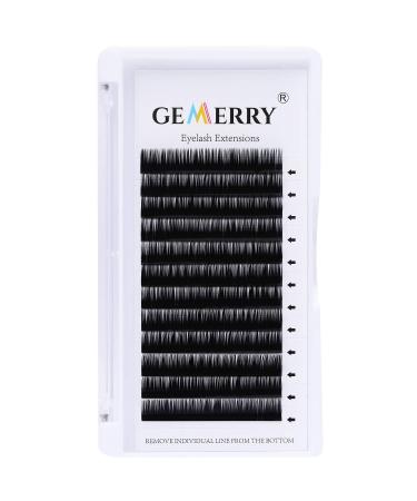 Shop 13mm D Curl 0.07 Individual Eyelash Extensions | Gemerry 1:1 Single Lashes for Stunning Eyes - Buy Online on GoSupps.com