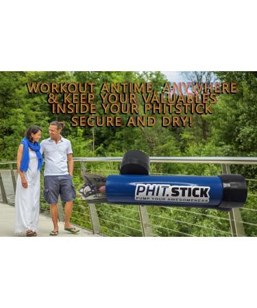 PhitStick Gym in Your Pocket | Multi-Level Upper Body Muscle Builder & Rehab Resistance Band - Durable Waterproof Floats | Purple Haze - Buy Online on GoSupps.com
