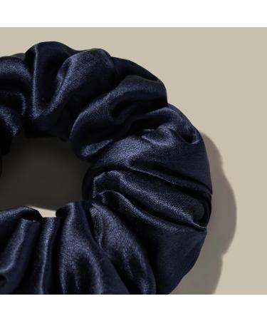Lilysilk 100% Silk Hair Rings for Women | Dark Blue & Dark Olive Ponytail Holders | Eco-Friendly Hair Ties | 2-Pack - Buy Online on GoSupps.com