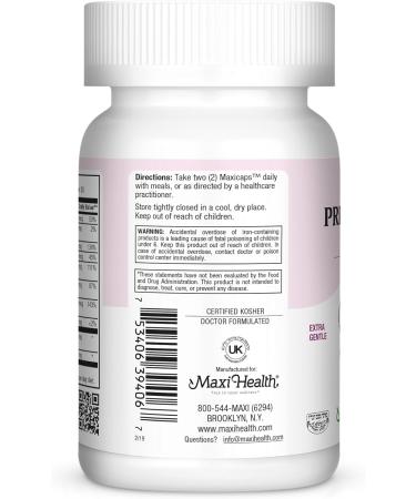 Maxi Health Prenatal Vitamins for Women with Methyl Folate - Easy to Swallow Small Prenatal Vitamin Capsules - Over 20 Essential Vitamins and Minerals - for Pregnant and Lactating Women - 60 Count 60 Count (Pack of 1) - Buy Online on GoSupps.com